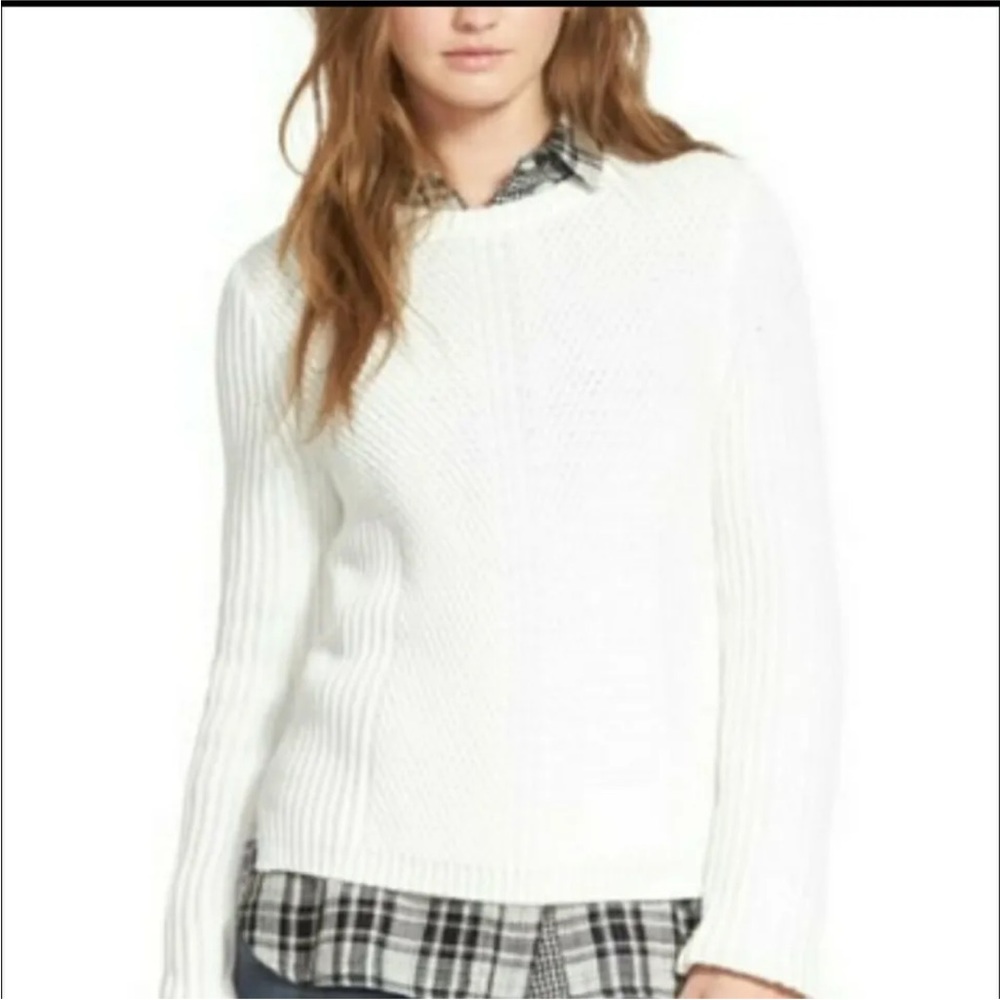 Madewell white sweater size M